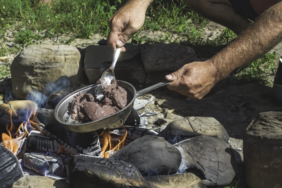 Mess Kit with Food