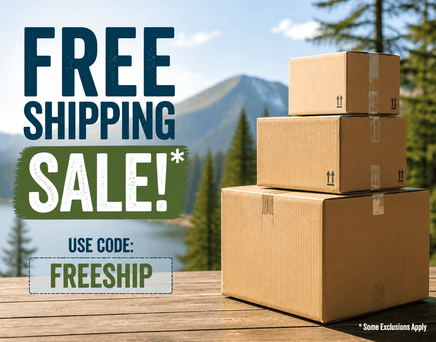 Free Shipping Sale