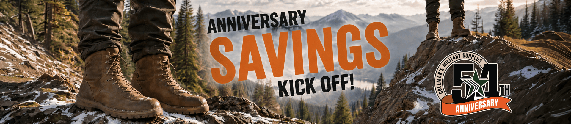 Coleman’s 54th Anniversary Sale