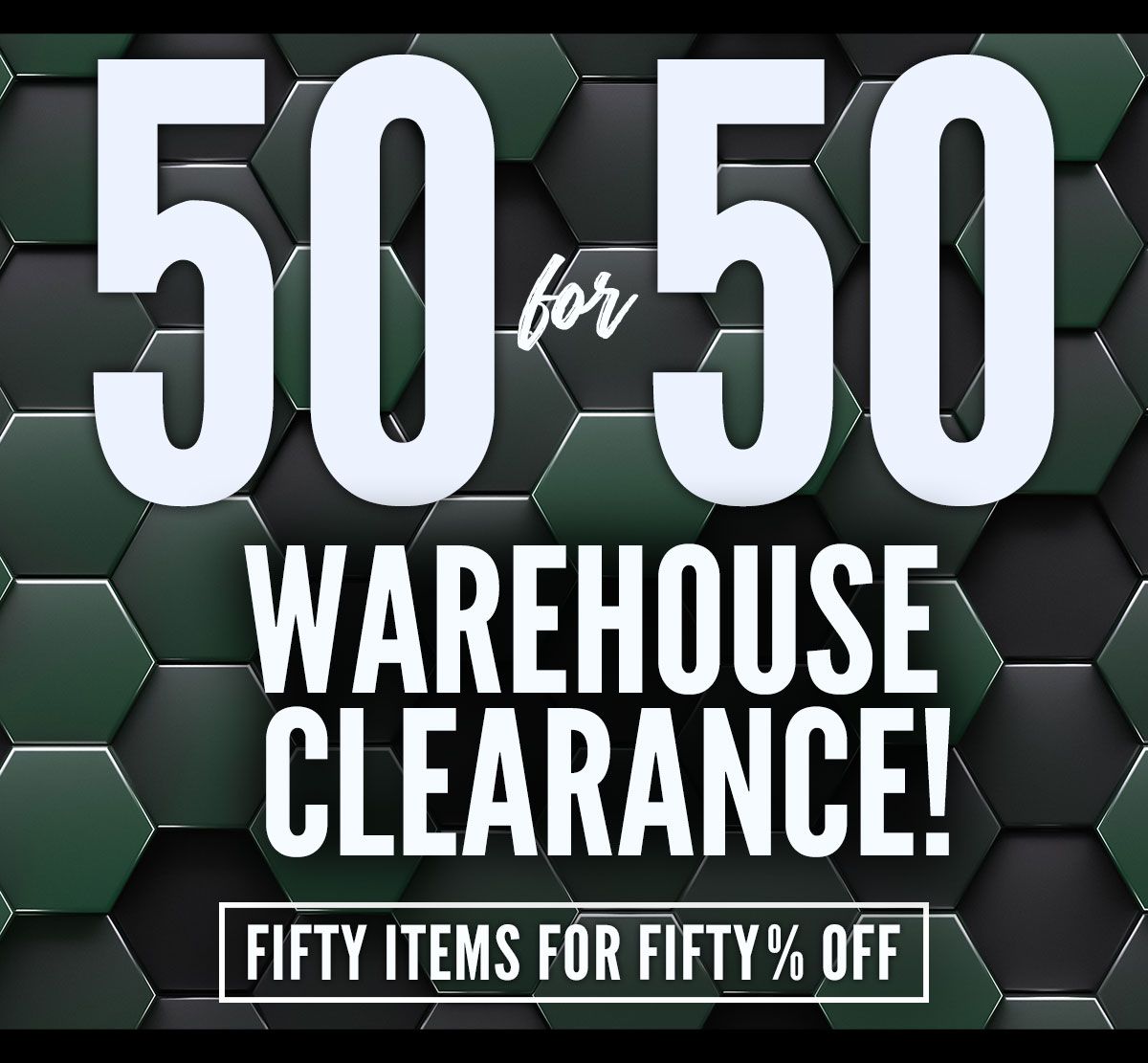 Warehouse Clearance Sale 2025